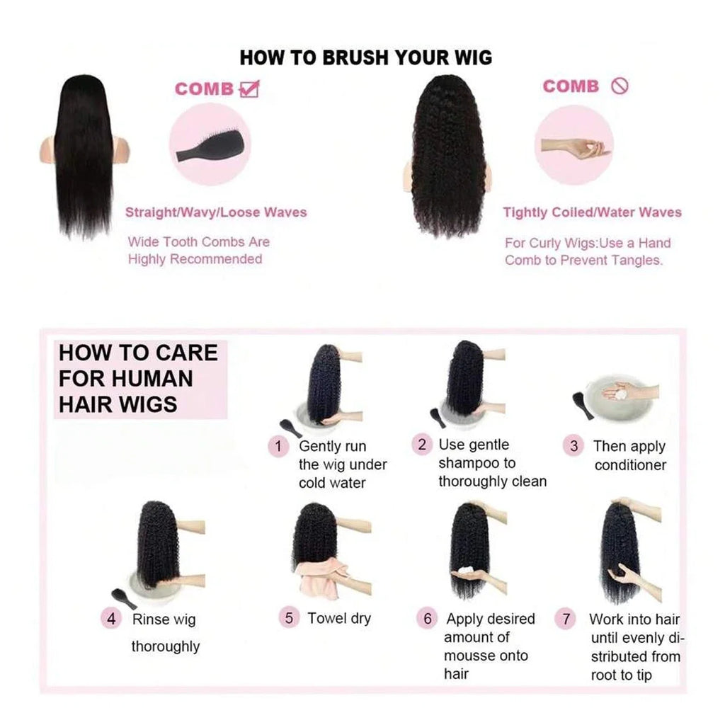 200% Density 42 Inch HD Lace Front Human Hair Wigs Straight 13x4 Transparent Lace Frontal Human Hair Wigs Pre Plucke For Women