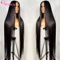 40 Inch Bone Straight Human Hair Wigs 13x4 13X6 HD Lace Front Wigs Human Hair 100% Brazilian Hair For Black Women 220 Density