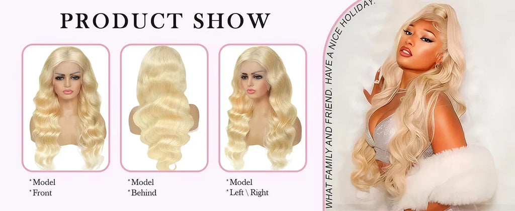 200 Density 613 Human Hair Wig 13x6 Hd Lace Frontal 40 Inch Blonde Human Hair Wig Pre Plucked BrazilianBody Wave Lace Front Wigs