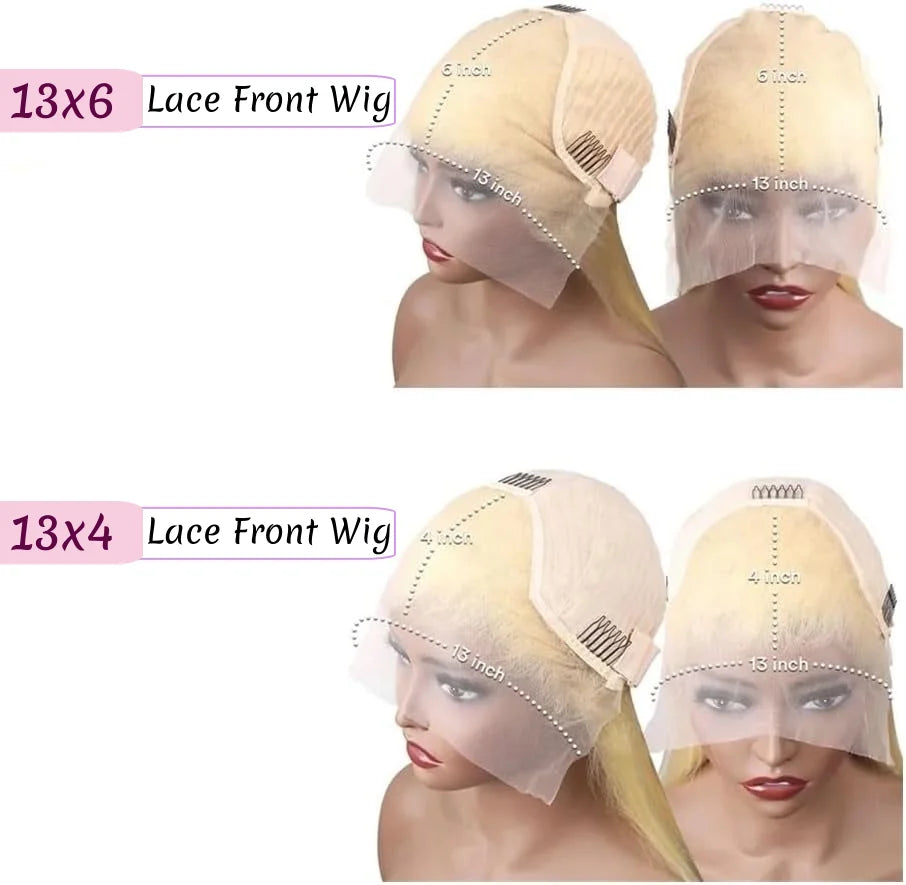 613 Body Wave Human Hair Wig 13x6 Hd Lace Frontal Wig Pre Plucked Brazilian 30 inch Blonde 613 Lace Front Wigs 13x4 Lace Wig