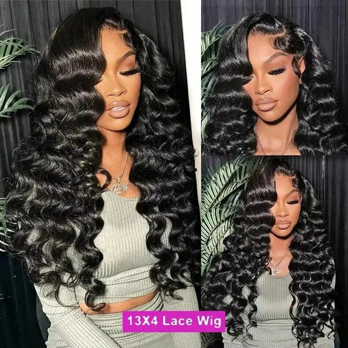 200 250 Density Water Wave 13x4 13x6 Hd Transparent Lace Front Wigs For Women Deep Wave Lace Frontal Wigs Curly Human Hair Wigs