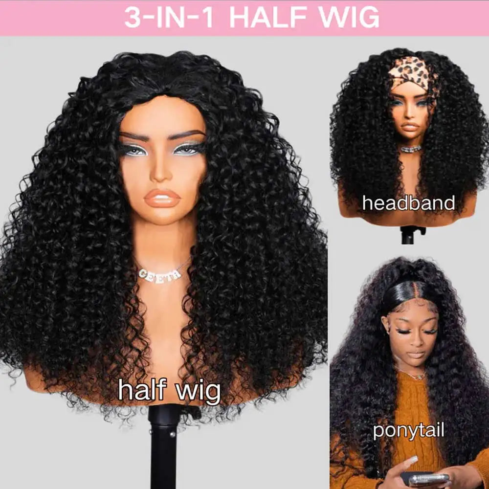 30 40 Inch Headband Wig Human Hair Body Wave Wig 200% Density Remy Human Hair Wigs For Black Women Brazilian Ready To Wear Wig
