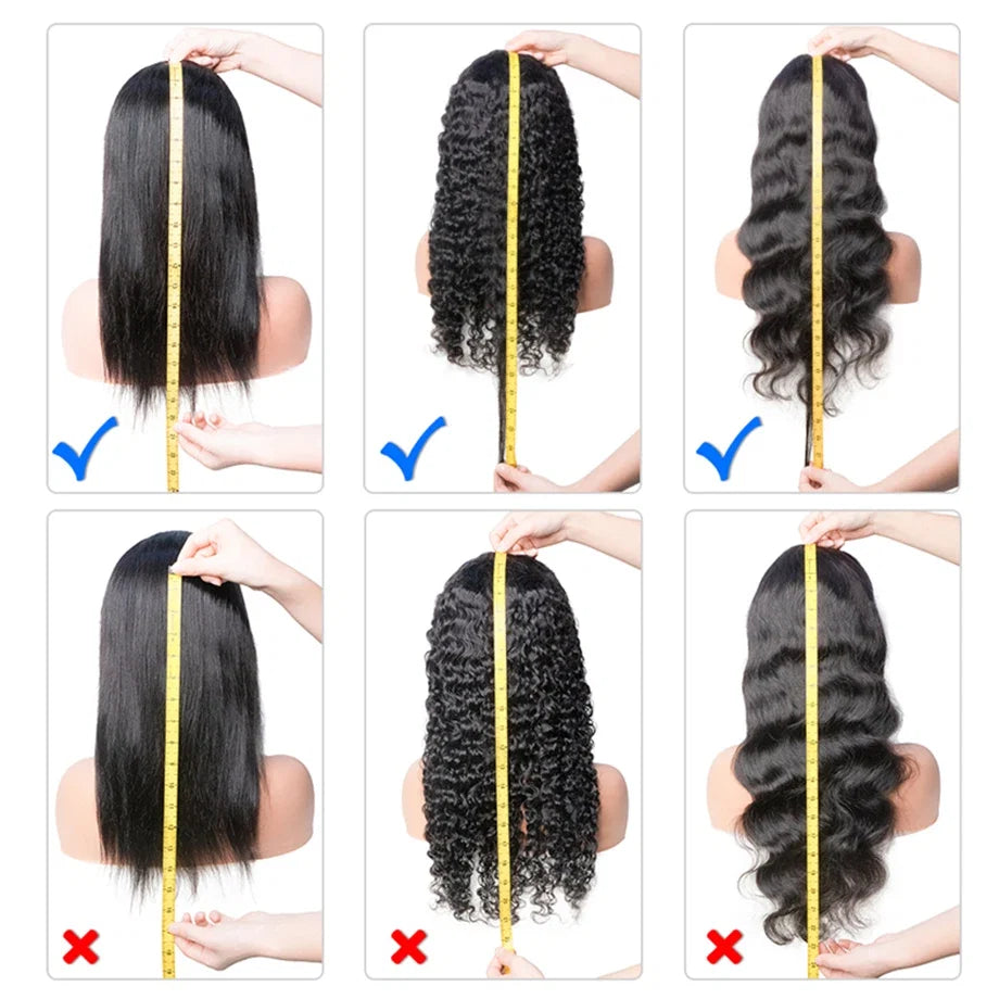 40 Inch Bone Straight Human Hair Wigs 13x4 13X6 HD Lace Front Wigs Human Hair 100% Brazilian Hair For Black Women 220 Density