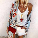 2019 Long Kimono Mujer Women's Blouse Fashion Boho Print Sunscreen Sheer Loose Summer Cardigan Beachwear Cover Up blusas mujer