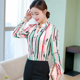 Women's blouse office chiffon blouse shirt casual tops plus size blusas mujer de moda 2019 White 5XL blouses