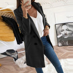 coat women Woman Long Wool Coat Elegant Blend Coats Slim  Female Long Coat Outerwear Jacket пальто женское manteau femme 40