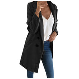 coat women Woman Long Wool Coat Elegant Blend Coats Slim  Female Long Coat Outerwear Jacket пальто женское manteau femme 40