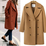 New Coat Women Plus Size Women's Coat Women's Coat Abrigos Mujer Invierno New Hot Sale Women Clothing Manteau Femme Woolen Coat