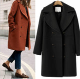 New Coat Women Plus Size Women's Coat Women's Coat Abrigos Mujer Invierno New Hot Sale Women Clothing Manteau Femme Woolen Coat